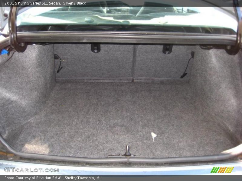 Silver / Black 2001 Saturn S Series SL1 Sedan