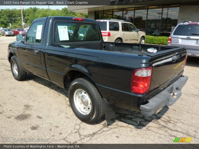 Black / Dark Graphite 2003 Ford Ranger XL Regular Cab