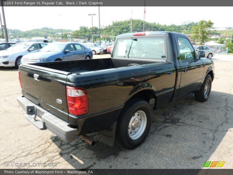 Black / Dark Graphite 2003 Ford Ranger XL Regular Cab