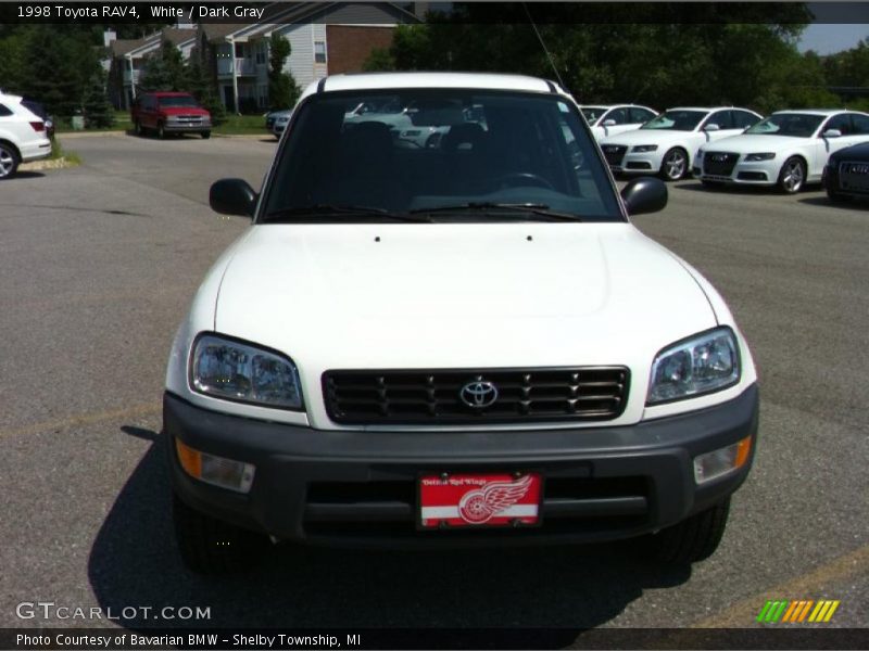 White / Dark Gray 1998 Toyota RAV4