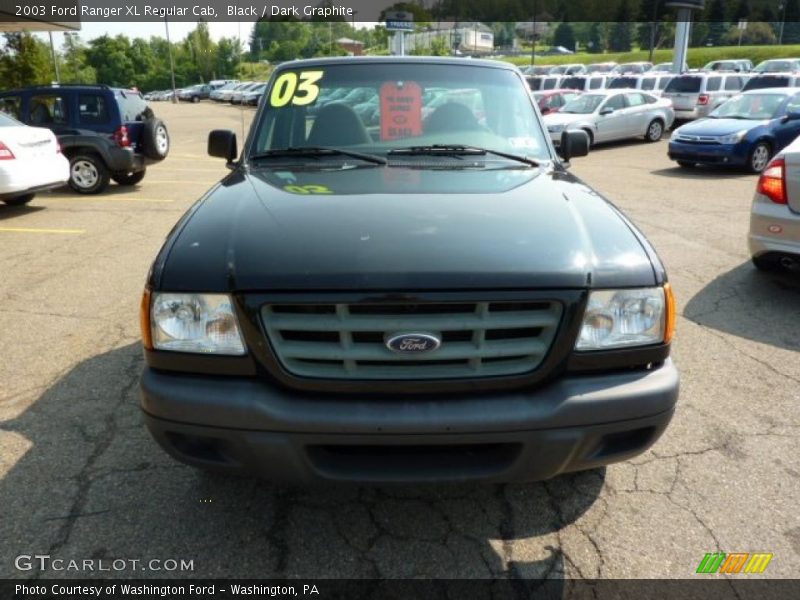 Black / Dark Graphite 2003 Ford Ranger XL Regular Cab