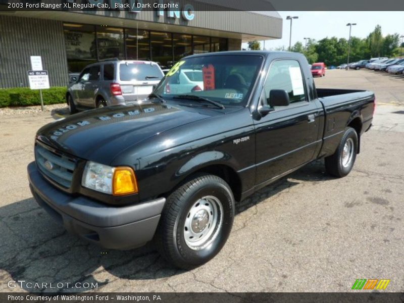 Black / Dark Graphite 2003 Ford Ranger XL Regular Cab