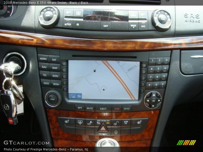Black / Black 2008 Mercedes-Benz E 350 4Matic Sedan
