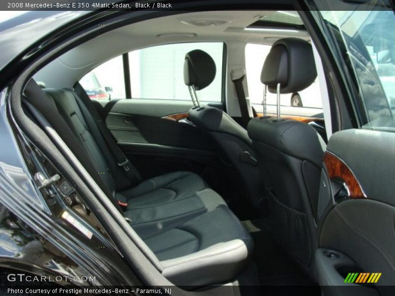 Black / Black 2008 Mercedes-Benz E 350 4Matic Sedan