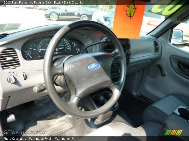 Black / Dark Graphite 2003 Ford Ranger XL Regular Cab