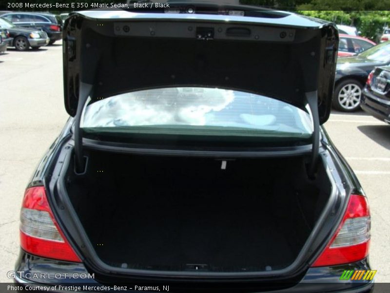 Black / Black 2008 Mercedes-Benz E 350 4Matic Sedan