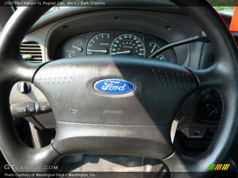 Black / Dark Graphite 2003 Ford Ranger XL Regular Cab