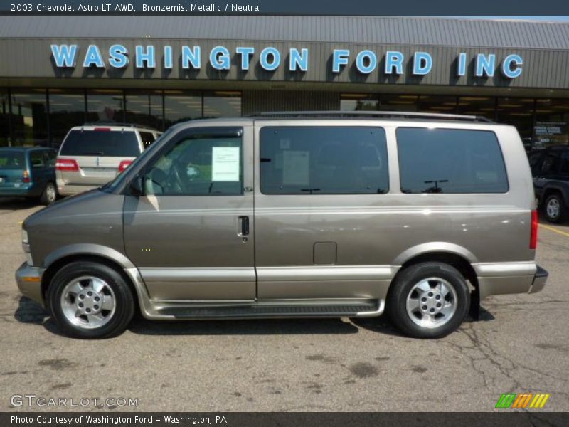 Bronzemist Metallic / Neutral 2003 Chevrolet Astro LT AWD
