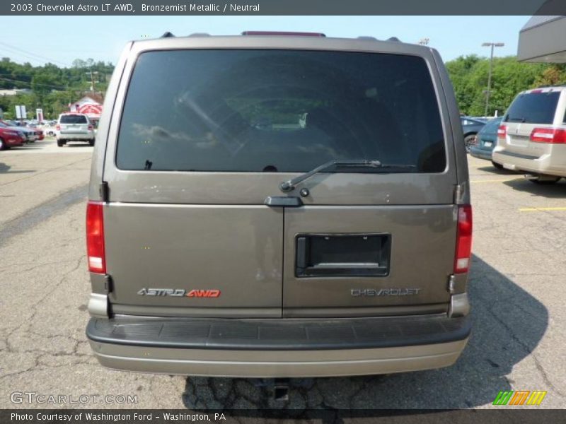 Bronzemist Metallic / Neutral 2003 Chevrolet Astro LT AWD