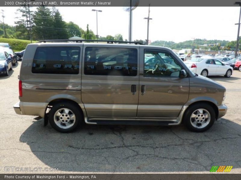 Bronzemist Metallic / Neutral 2003 Chevrolet Astro LT AWD