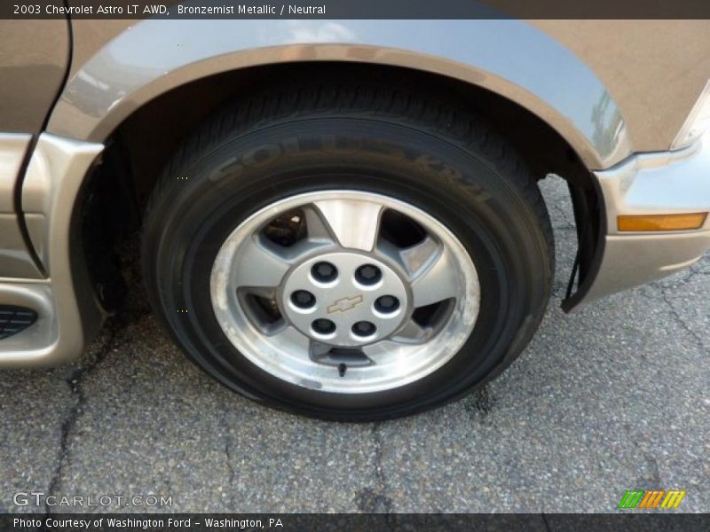 Bronzemist Metallic / Neutral 2003 Chevrolet Astro LT AWD