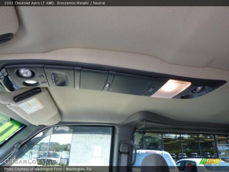 Bronzemist Metallic / Neutral 2003 Chevrolet Astro LT AWD