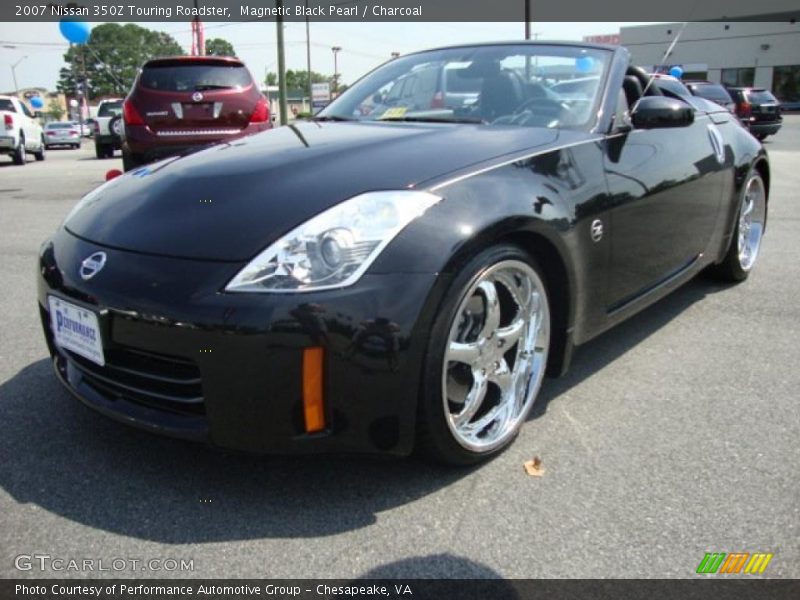Magnetic Black Pearl / Charcoal 2007 Nissan 350Z Touring Roadster