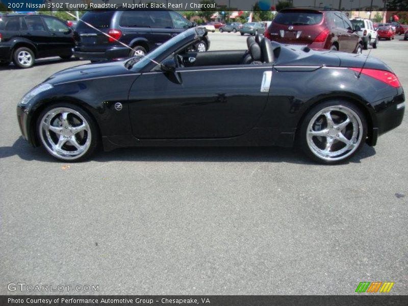Magnetic Black Pearl / Charcoal 2007 Nissan 350Z Touring Roadster