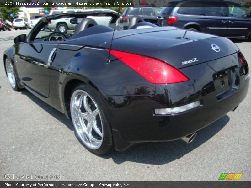 Magnetic Black Pearl / Charcoal 2007 Nissan 350Z Touring Roadster