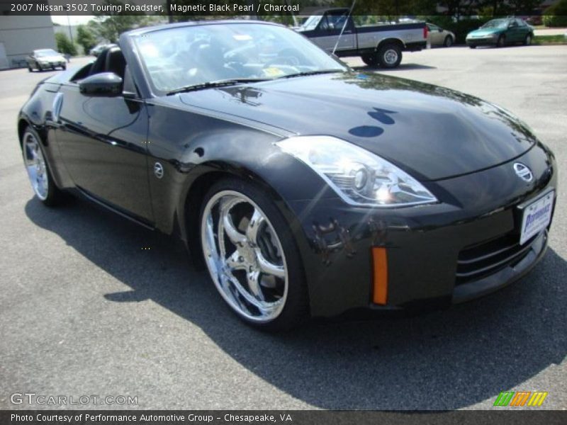 Magnetic Black Pearl / Charcoal 2007 Nissan 350Z Touring Roadster