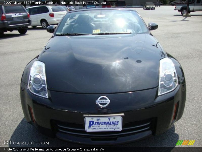 Magnetic Black Pearl / Charcoal 2007 Nissan 350Z Touring Roadster