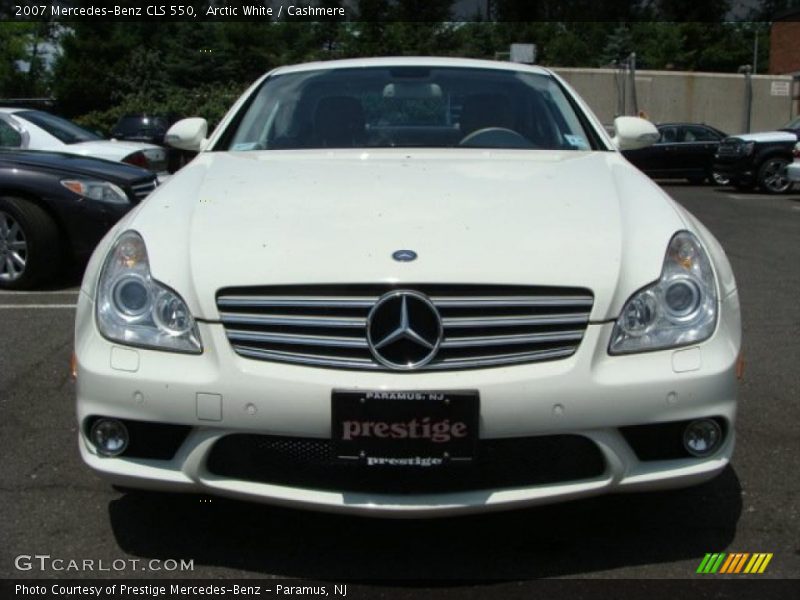 Arctic White / Cashmere 2007 Mercedes-Benz CLS 550