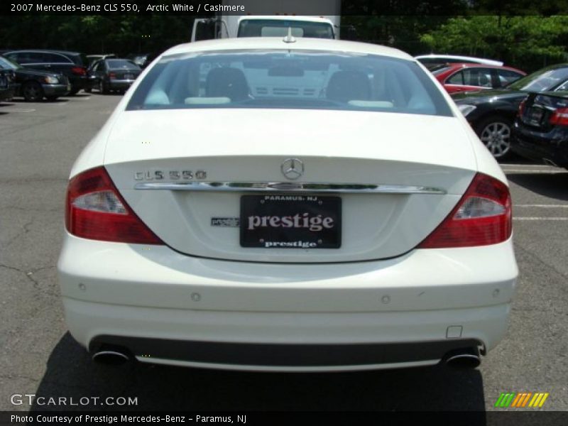 Arctic White / Cashmere 2007 Mercedes-Benz CLS 550