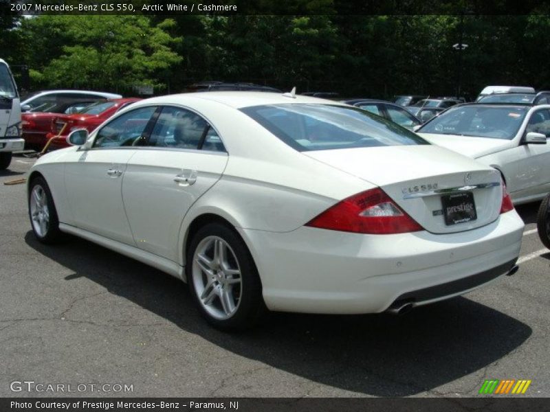 Arctic White / Cashmere 2007 Mercedes-Benz CLS 550