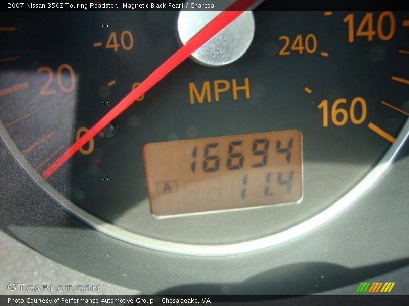 Magnetic Black Pearl / Charcoal 2007 Nissan 350Z Touring Roadster