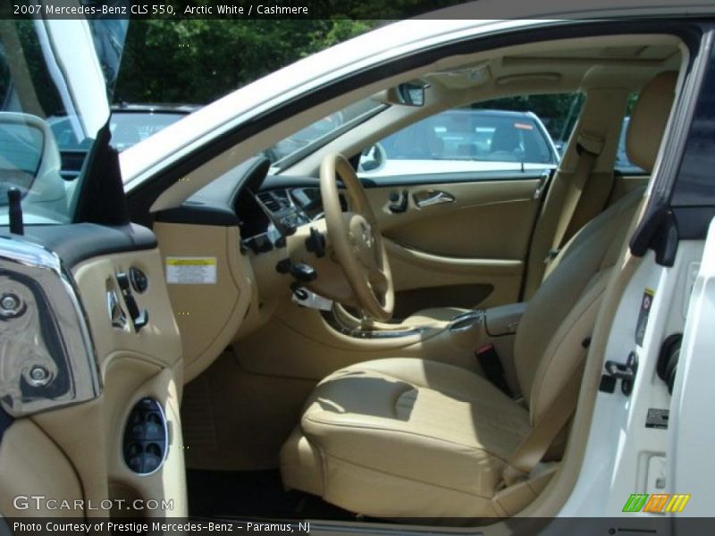 Arctic White / Cashmere 2007 Mercedes-Benz CLS 550