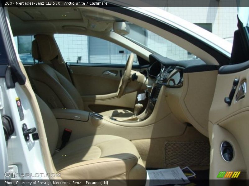 Arctic White / Cashmere 2007 Mercedes-Benz CLS 550