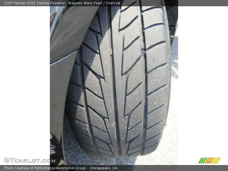 Magnetic Black Pearl / Charcoal 2007 Nissan 350Z Touring Roadster