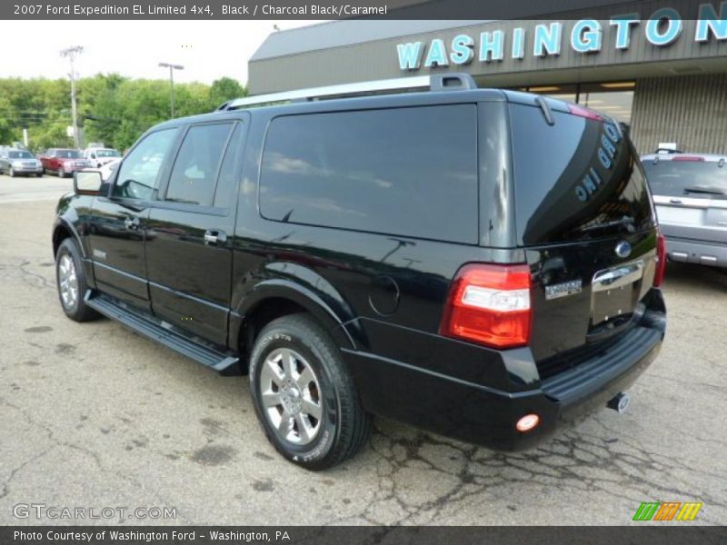 Black / Charcoal Black/Caramel 2007 Ford Expedition EL Limited 4x4