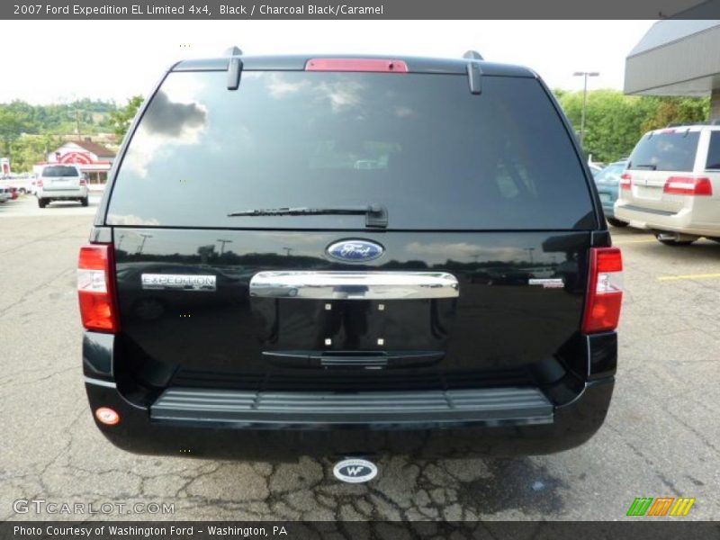 Black / Charcoal Black/Caramel 2007 Ford Expedition EL Limited 4x4