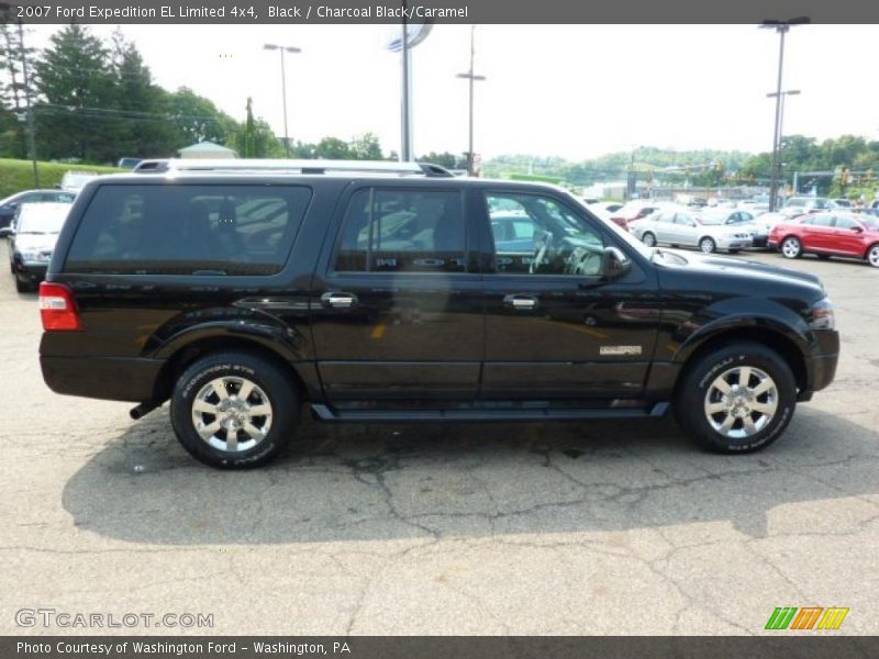 Black / Charcoal Black/Caramel 2007 Ford Expedition EL Limited 4x4