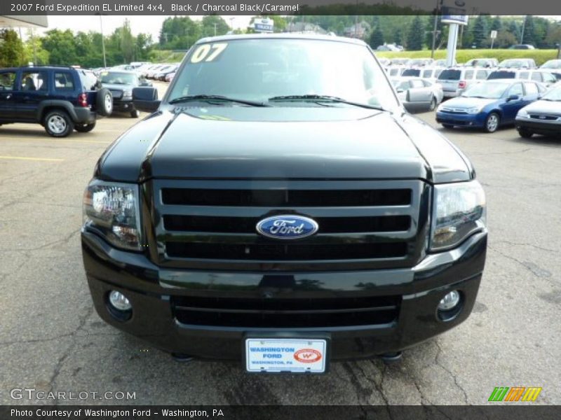 Black / Charcoal Black/Caramel 2007 Ford Expedition EL Limited 4x4