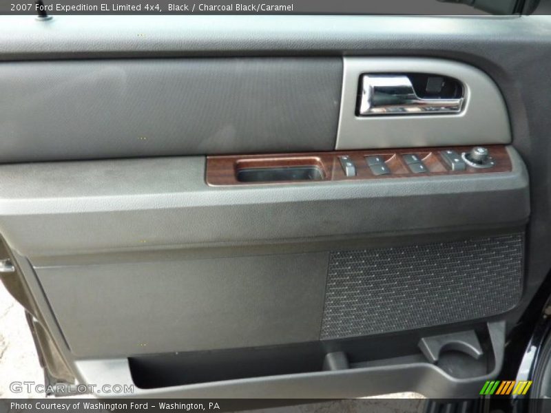Black / Charcoal Black/Caramel 2007 Ford Expedition EL Limited 4x4