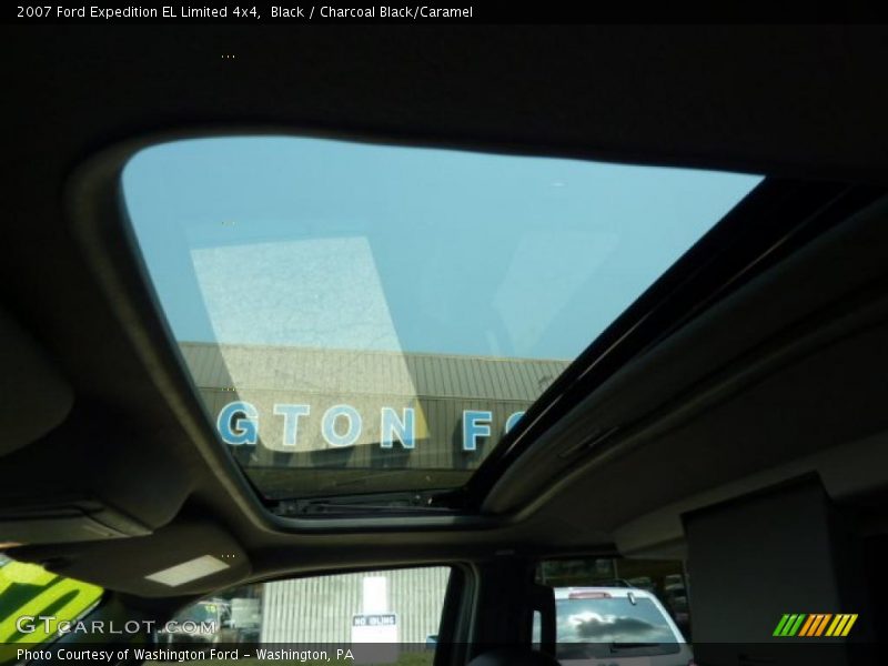 Black / Charcoal Black/Caramel 2007 Ford Expedition EL Limited 4x4
