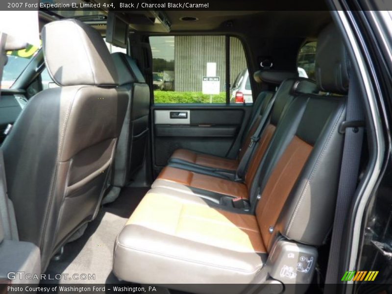 Black / Charcoal Black/Caramel 2007 Ford Expedition EL Limited 4x4