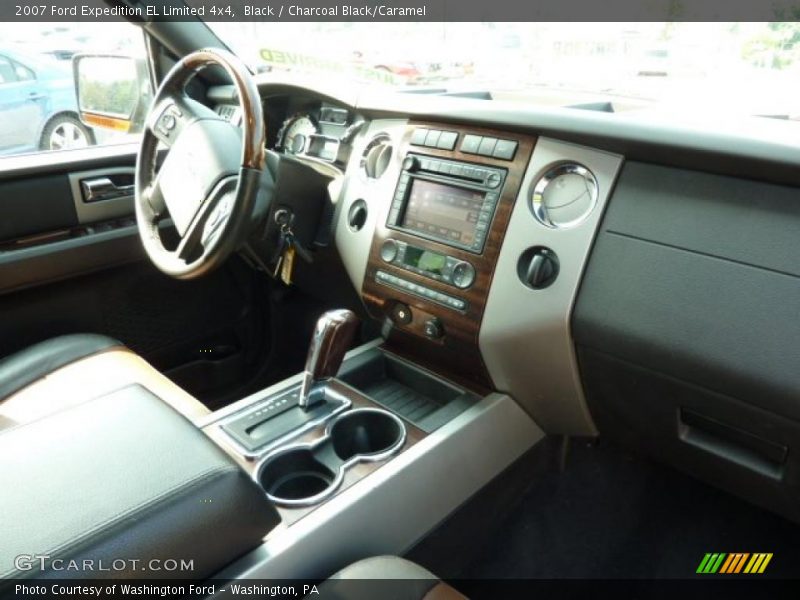 Black / Charcoal Black/Caramel 2007 Ford Expedition EL Limited 4x4
