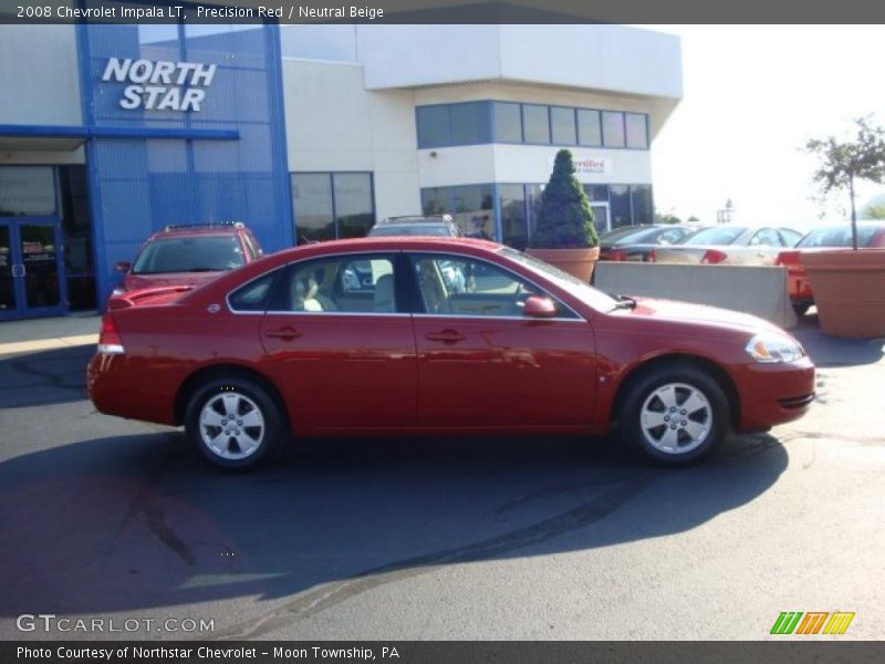 Precision Red / Neutral Beige 2008 Chevrolet Impala LT