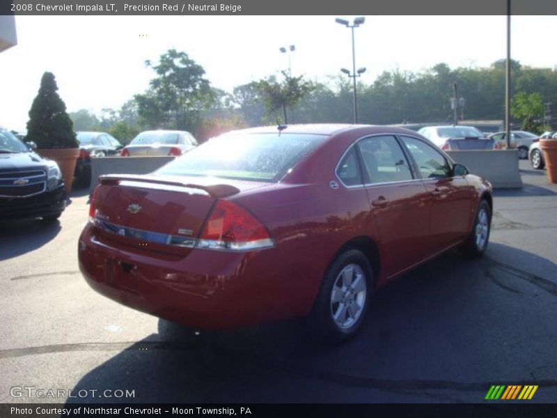 Precision Red / Neutral Beige 2008 Chevrolet Impala LT
