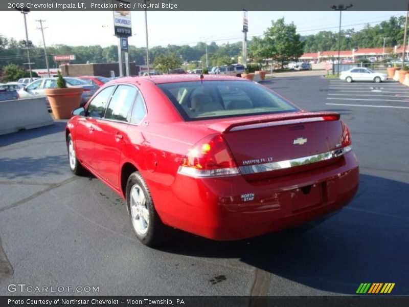 Precision Red / Neutral Beige 2008 Chevrolet Impala LT