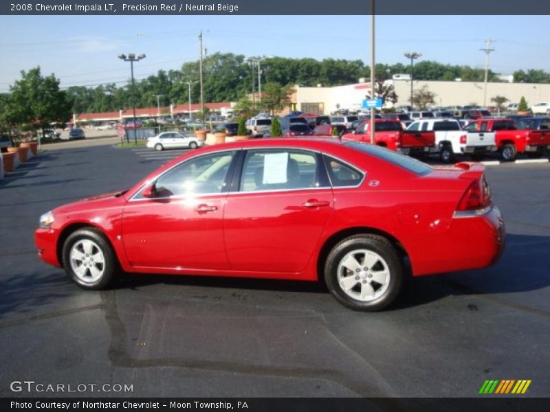 Precision Red / Neutral Beige 2008 Chevrolet Impala LT