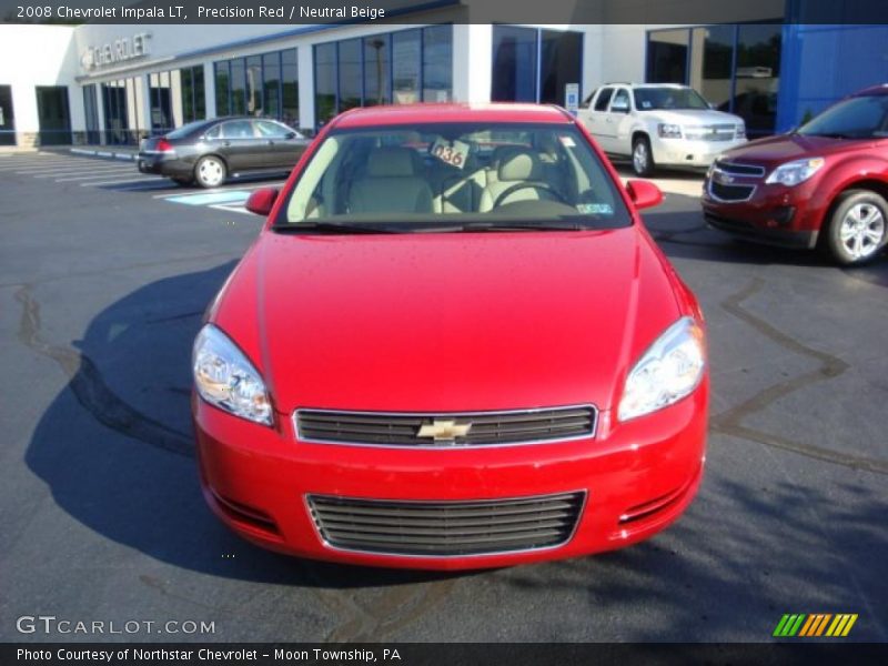 Precision Red / Neutral Beige 2008 Chevrolet Impala LT