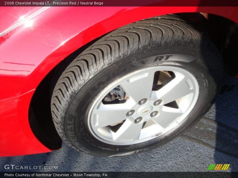 Precision Red / Neutral Beige 2008 Chevrolet Impala LT