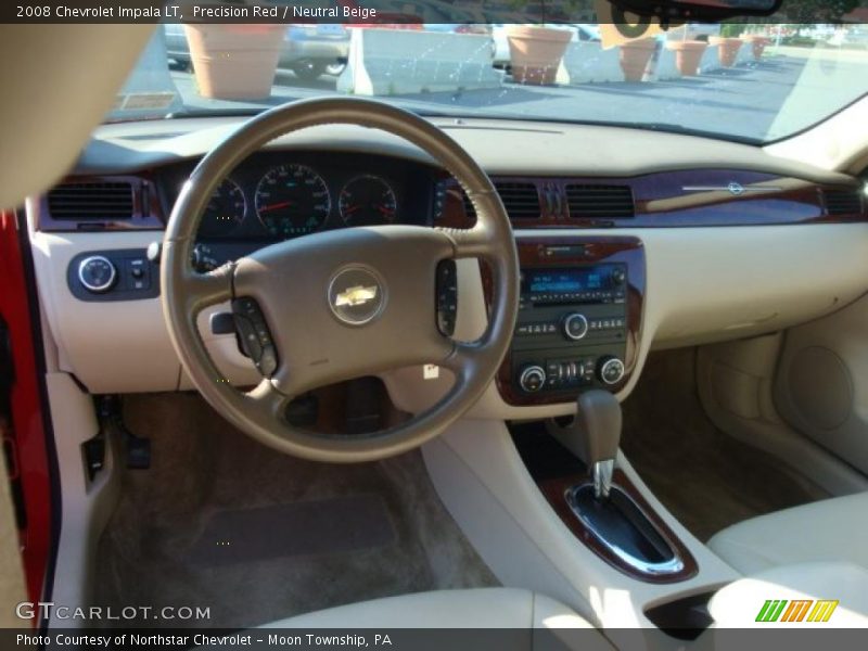Precision Red / Neutral Beige 2008 Chevrolet Impala LT