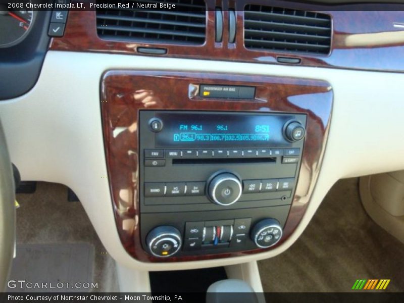 Precision Red / Neutral Beige 2008 Chevrolet Impala LT