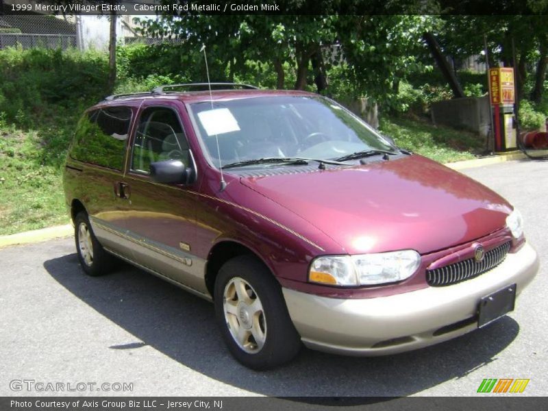 Cabernet Red Metallic / Golden Mink 1999 Mercury Villager Estate