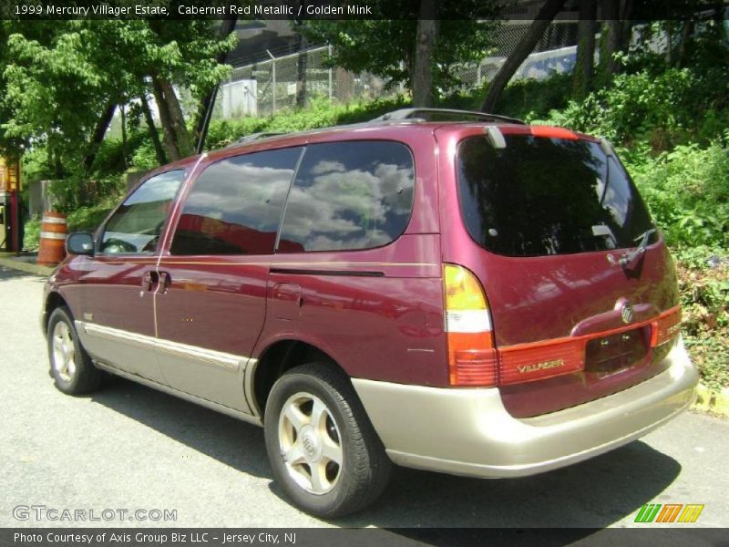 Cabernet Red Metallic / Golden Mink 1999 Mercury Villager Estate