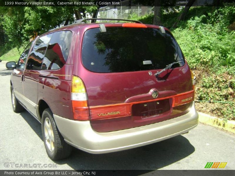 Cabernet Red Metallic / Golden Mink 1999 Mercury Villager Estate