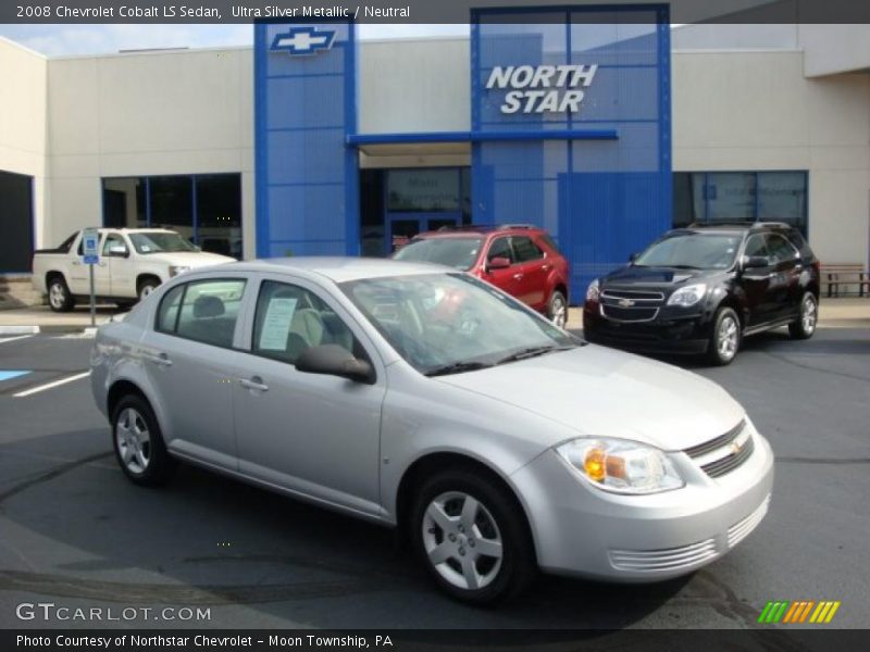 Ultra Silver Metallic / Neutral 2008 Chevrolet Cobalt LS Sedan