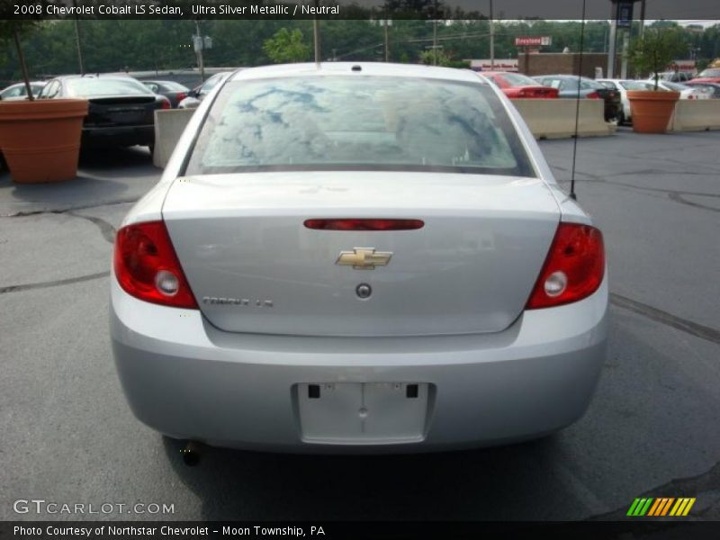 Ultra Silver Metallic / Neutral 2008 Chevrolet Cobalt LS Sedan