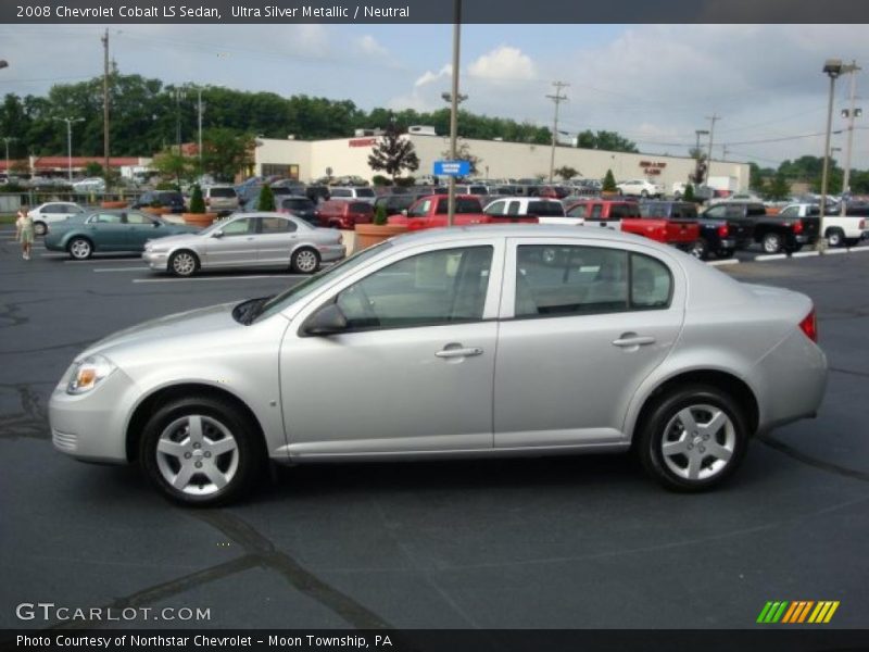Ultra Silver Metallic / Neutral 2008 Chevrolet Cobalt LS Sedan